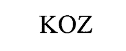 KOZ trademark