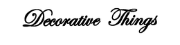 DECORATIVE THINGS trademark