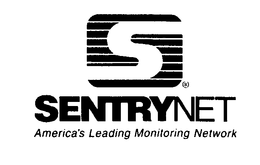 S SENTRYNET AMERICA'S LEADING MONITORING NETWORK trademark