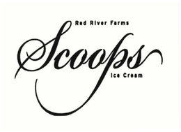 RED RIVER FARMS SCOOPS ICE CREAM trademark