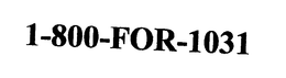 1-800-FOR-1031 trademark