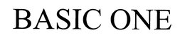 BASIC ONE trademark