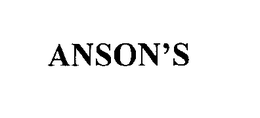 ANSON'S trademark
