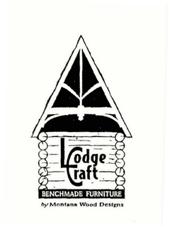 LODGECRAFT BENCHMADE FURNITURE BY MONTANA WOOD DESIGNS trademark