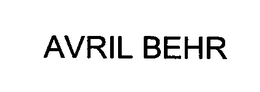 AVRIL BEHR trademark