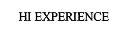 HI EXPERIENCE trademark