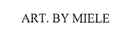 ART. BY MIELE trademark