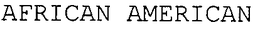 AFRICAN AMERICAN trademark