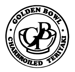 GB GOLDEN BOWL CHARBROILED TERIYAKI trademark