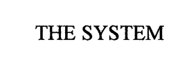 THE SYSTEM trademark