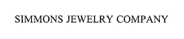 SIMMONS JEWELRY COMPANY trademark