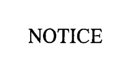 NOTICE trademark