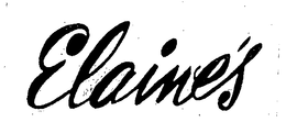 ELAINE'S trademark