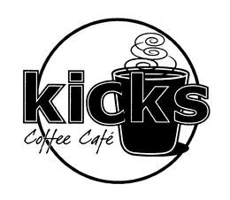 KICKS COFFEE CAFE trademark