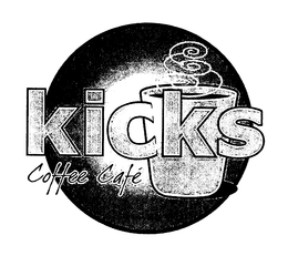 KICKS COFFEE CAFE trademark