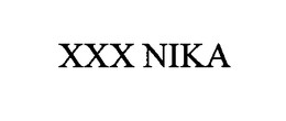XXX NIKA trademark