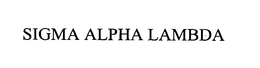 SIGMA ALPHA LAMBDA trademark