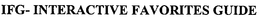 IFG-INTERACTIVE FAVORITES GUIDE trademark