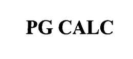 PG CALC trademark
