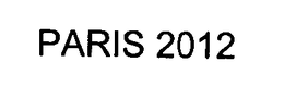 PARIS 2012 trademark
