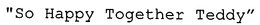 "SO HAPPY TOGETHER TEDDY" trademark