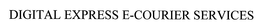 DIGITAL EXPRESS E-COURIER SERVICES trademark