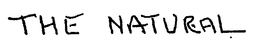 THE NATURAL trademark