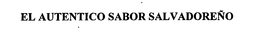 EL AUTENTICO SABOR SALVADORENO trademark