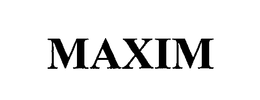 MAXIM trademark