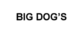 BIG DOG'S trademark