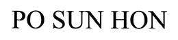 PO SUN HON trademark