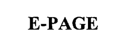 E-PAGE trademark