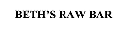 BETH'S RAW BAR trademark