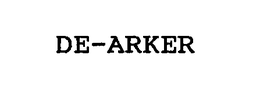 DE-ARKER trademark