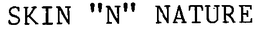 SKIN "N" NATURE trademark