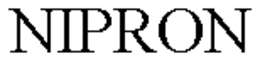 NIPRON trademark