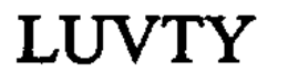LUVTY trademark