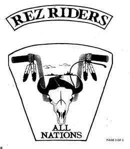 REZ RIDERS ALL NATIONS trademark