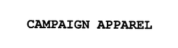 CAMPAIGN APPAREL trademark
