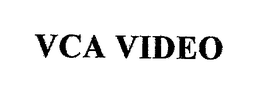 VCA VIDEO trademark