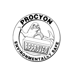 PROCYON APPROVED ENVIRONMENTALLY SAFE trademark