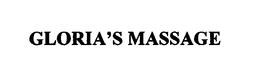 GLORIA'S MASSAGE trademark