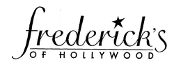 FREDERICK'S OF HOLLYWOOD trademark