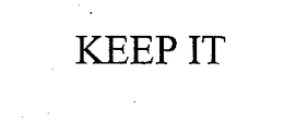 KEEP IT trademark