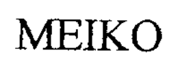 MEIKO trademark