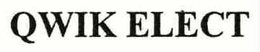 QWIK ELECT trademark