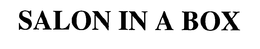 SALON IN A BOX trademark