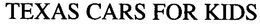 TEXAS CARS FOR KIDS trademark