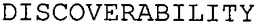 DISCOVERABILITY trademark