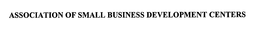 ASSOCIATION OF SMALL BUSINESS DEVELOPMENT CENTERS trademark